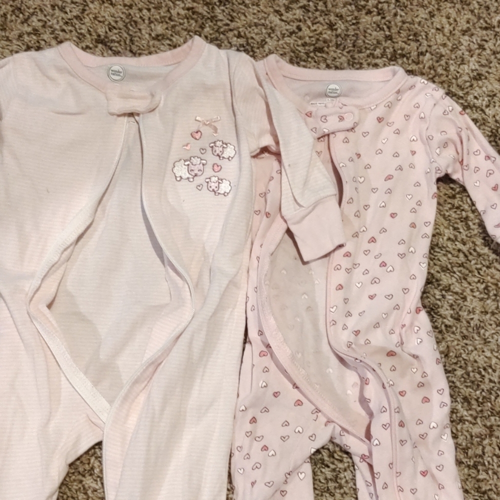 2 piece footie pajamas